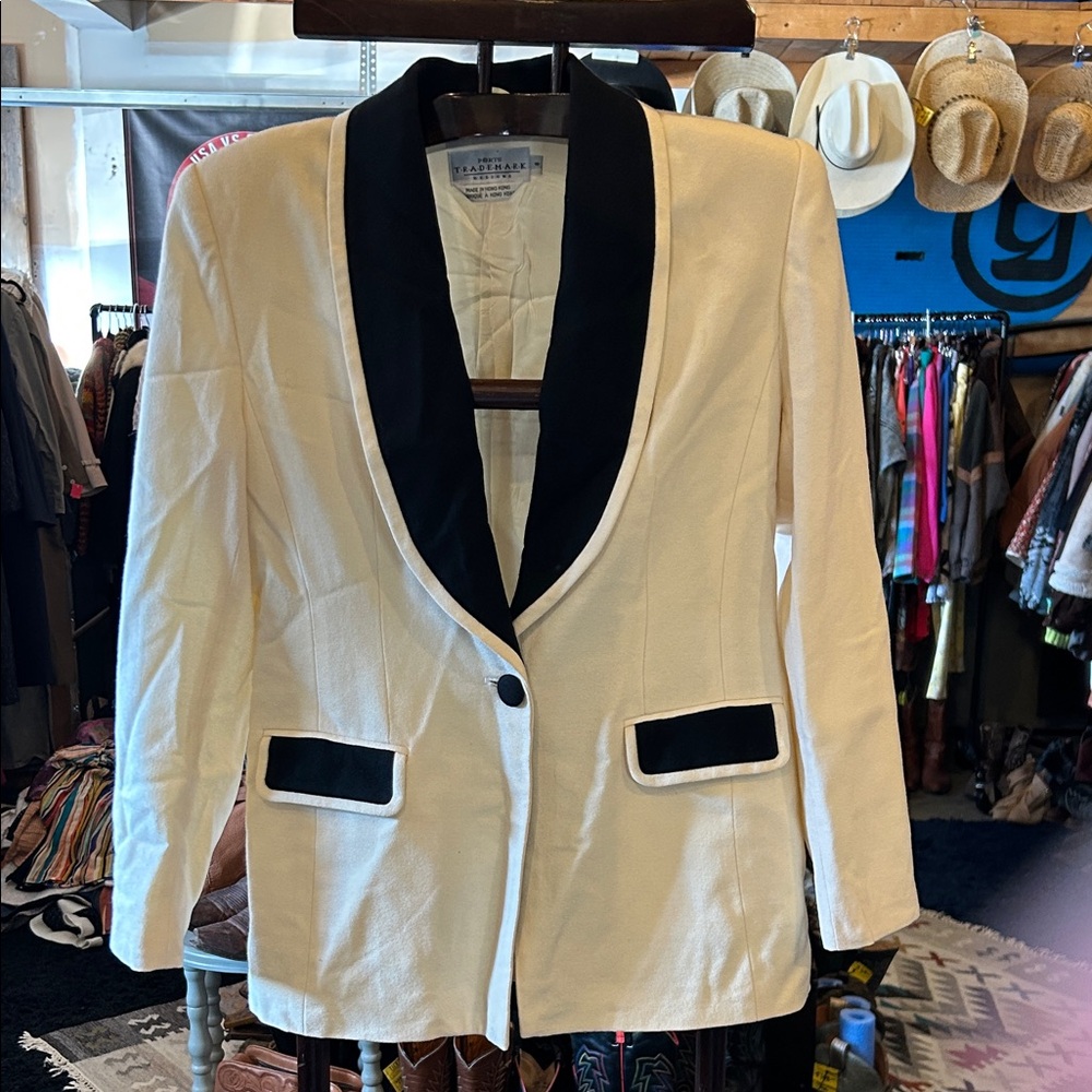 Ports 1961 Cream Wool Blazer